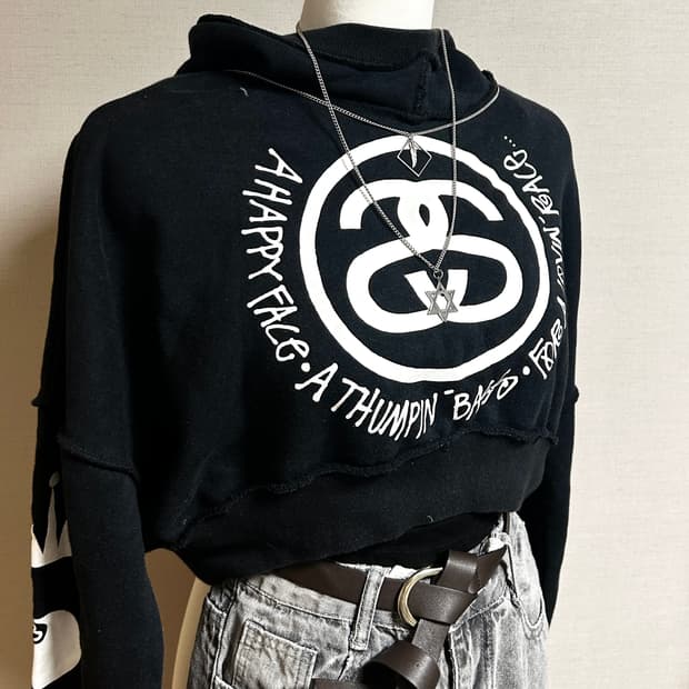 [스투시]Stussy Crop Hoodie