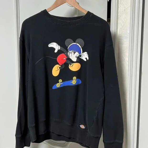 디키즈 Dickies 미키마우스 스케이트보드 스웻셔츠 맨투맨 
