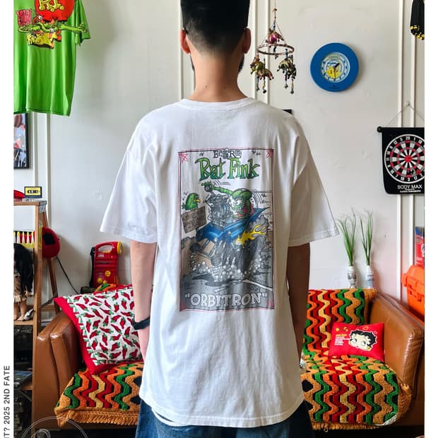 2000s Rat Fink Hot Road Printed T-Shirt