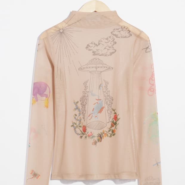 앤아더스토리즈 시스루 티셔츠