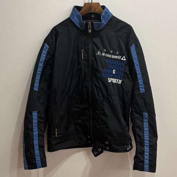 르꼬끄 스포르티브 블랙 바람막이 자켓 105