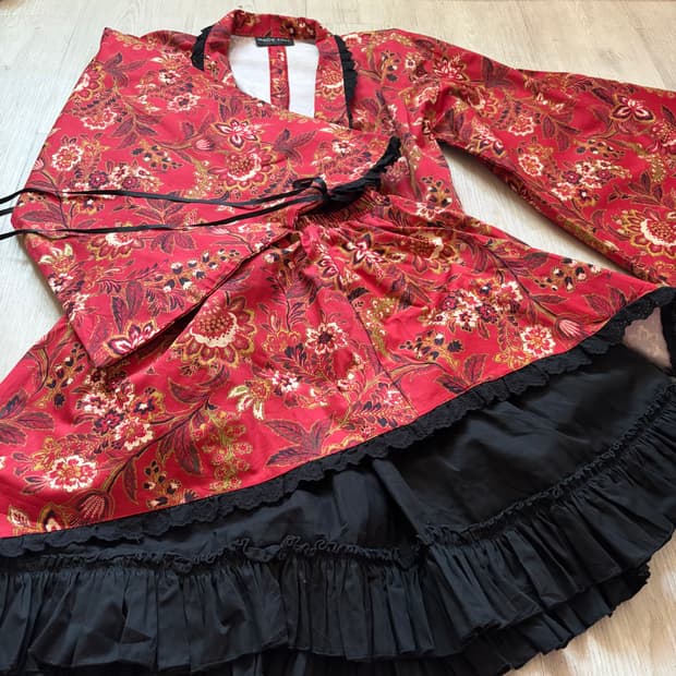 택포 파우닝 133 바디라인 셋업 오리엔탈 유카타 큐빈 샵502 기모노