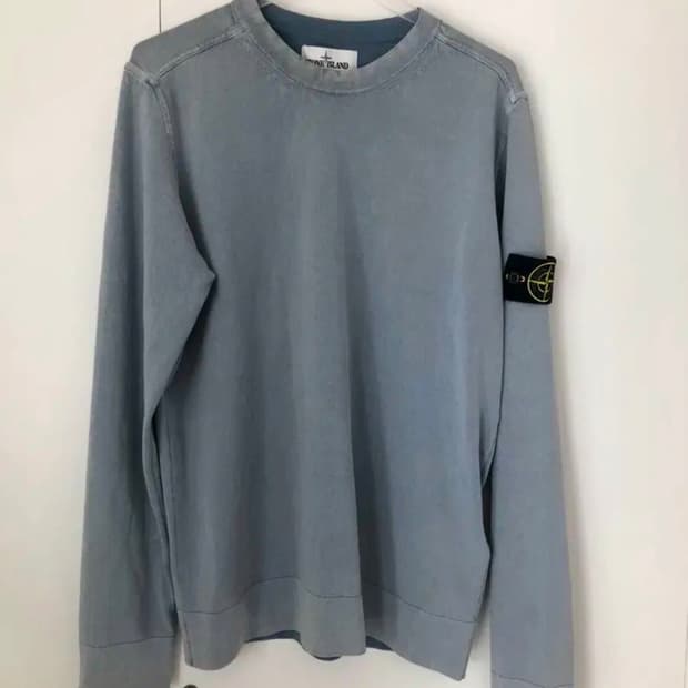 스톤아일랜드 얇은 니트 맨투맨