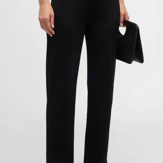 ST.JOHN 센존 노턱 니트팬츠(울/레이온)10 사이즈