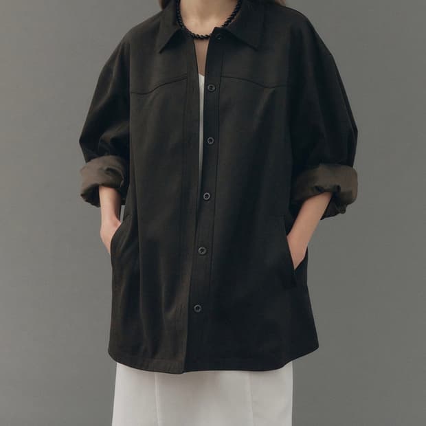 어그스트 스웨이드 자켓 (새상품)