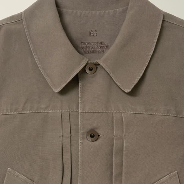 ÉÉ TRUCKER JACKET MODERN MOCHA