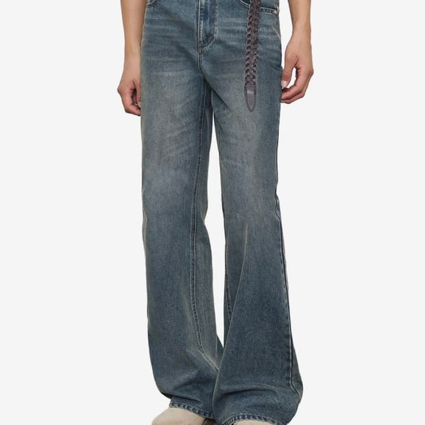 데케트 Loose Flared Jeans DCPT066Blue