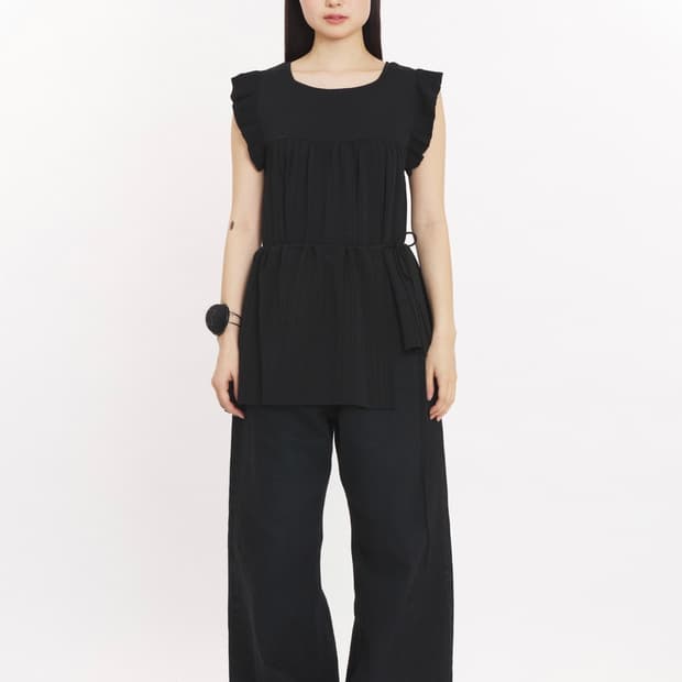 복복 BOCBOK APRON KNIT TOP