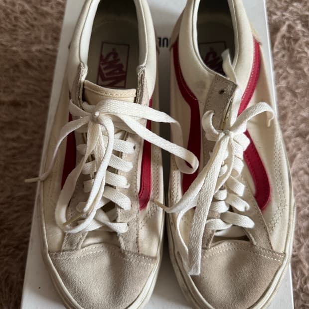 (41) 반스 스타일36 아이보리 레드