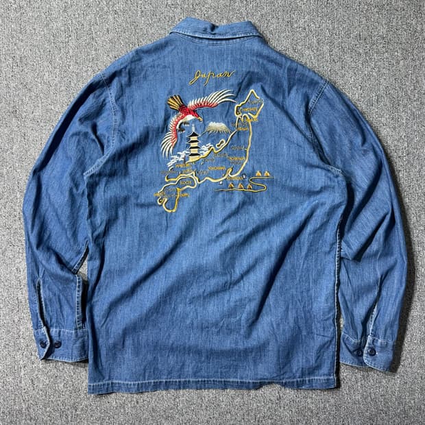 알파인더스트리 데님 셔츠 ( XL/OLD-7697 )