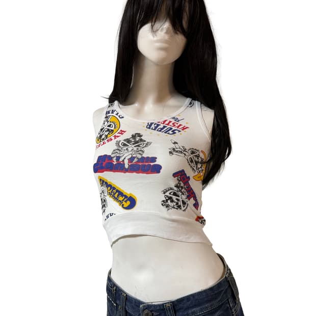 히스테릭 미니 그래픽 슬리브리스