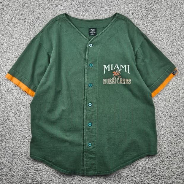 USA 살렘스포츠웨어 마이애미 허리케인스 풋볼 져지 ( L )/11809