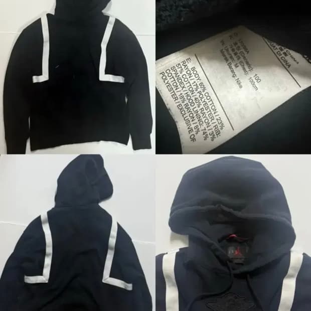 나이키 남성  후드티 jordan 조던 블랙  nike 중고