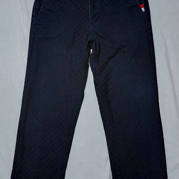 [S] 빔즈 하트 BEAMS HEART 체크 자카드 치노 팬츠