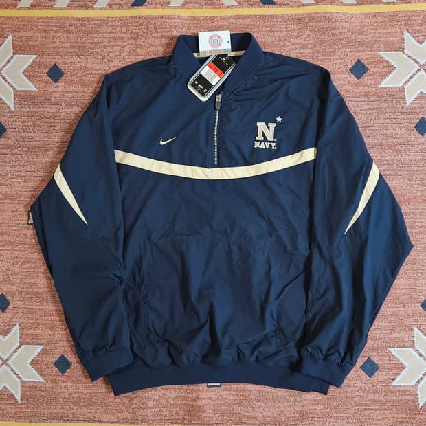 나이키 미 해군 지급 웜업 풀오버 저지