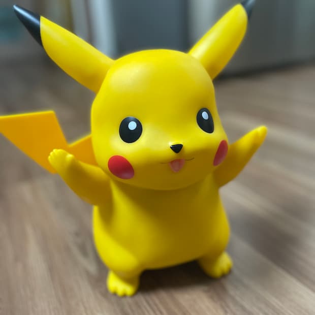pokemon-피카츄 실리콘 대형피큐어