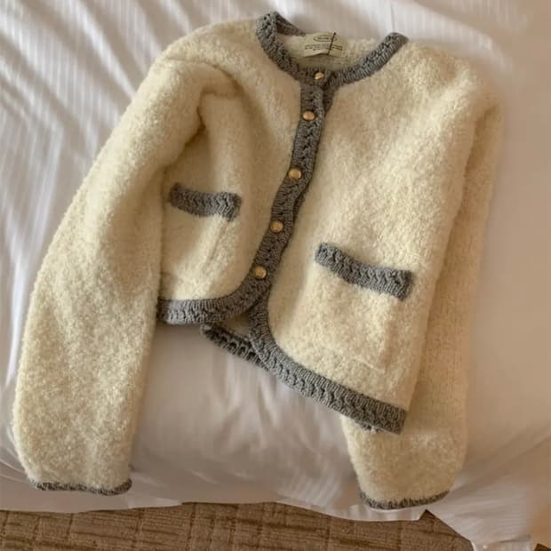 폭닥 슬로우비 메이비 울 가디건