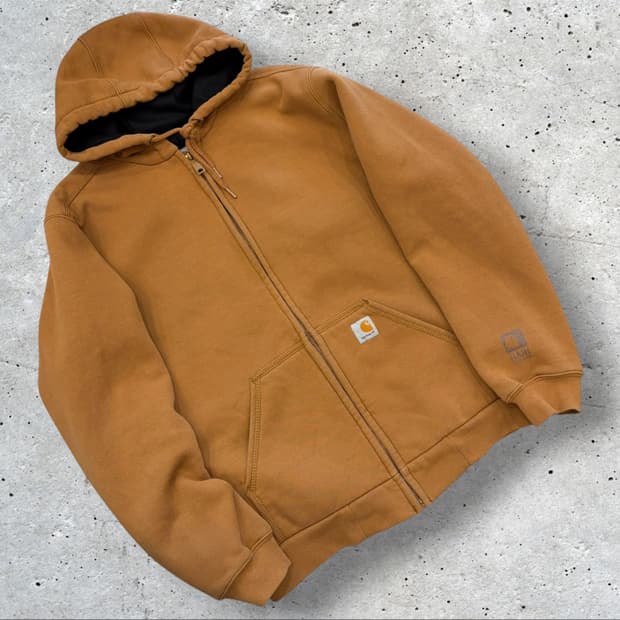 [S] 칼하트 레인디펜더 브라운 후드집업 브라운 D374