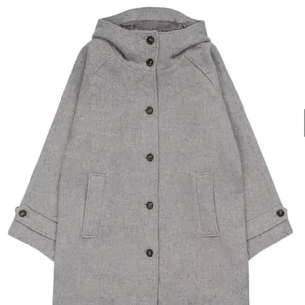 오피쉬 하프코트 그레이