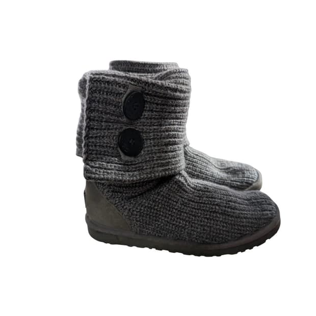 어그 ugg 카디 니트 부츠 그레이 eu39