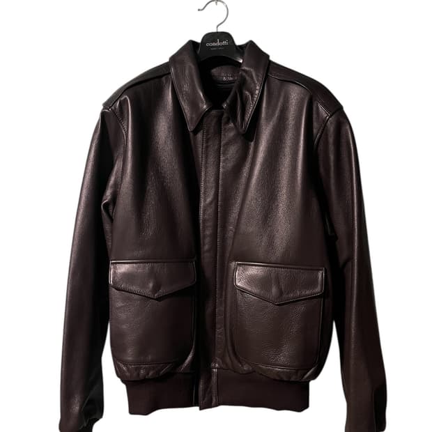 [XXL] 다크호스 A-2 레더자켓 다크브라운