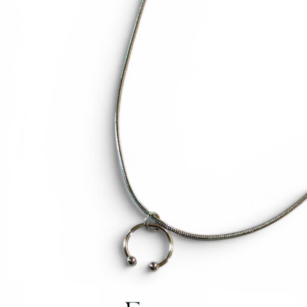 Ellavo Halo Drop Silver Chain