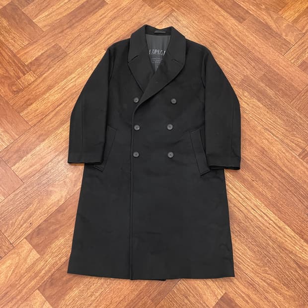 인사일런스 캐시미어 더블 코트