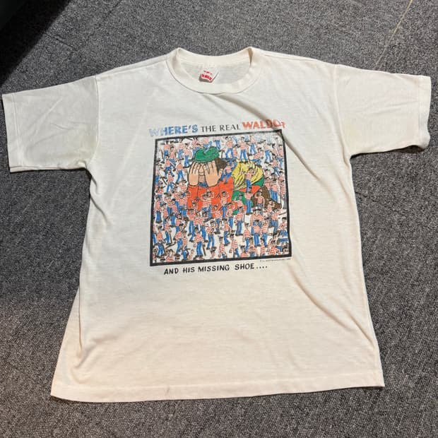 90s 빈티지 티셔츠 where’s waldo