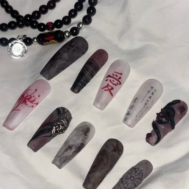 동양풍 오리엔탈 네일팁