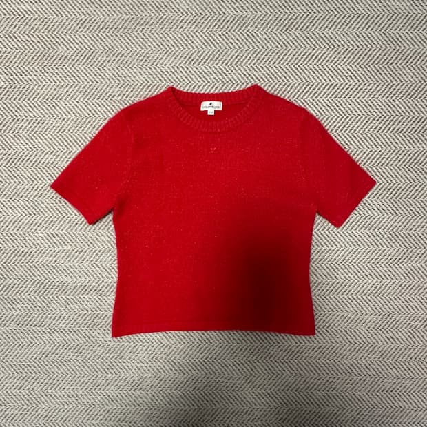 COURREGES half knit sweater