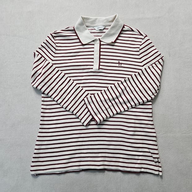 90 헤지스 스트라이프 긴팔 티셔츠 0306Y