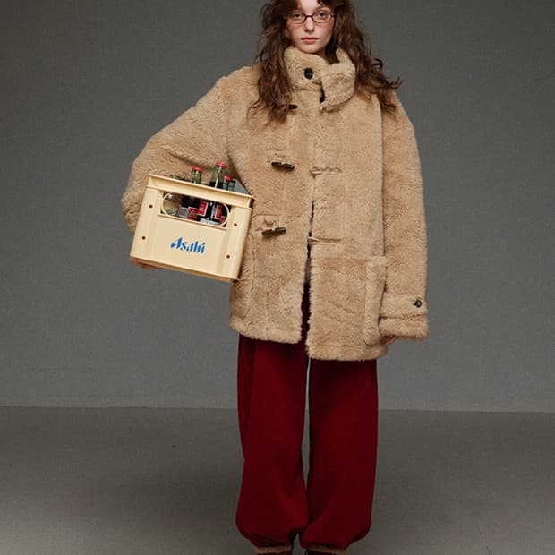 더누베 하이엔드 에코퍼 테디 더플코트 L