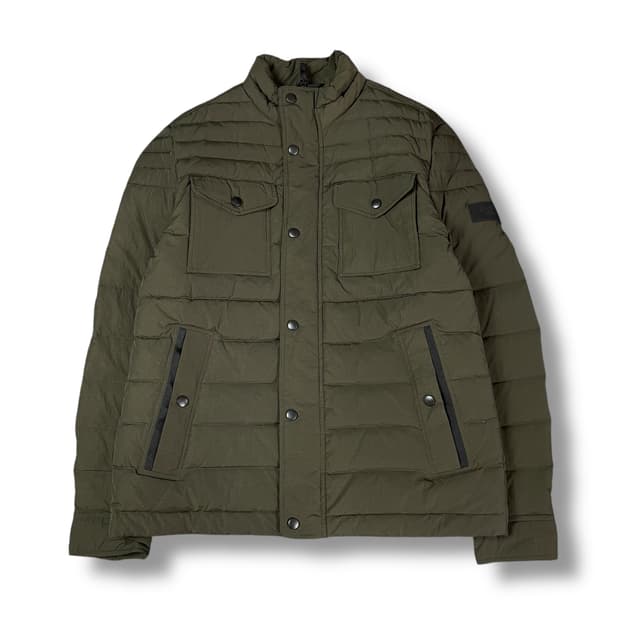 세루티 1881 옴므 카키 투포켓 다운 패딩 100