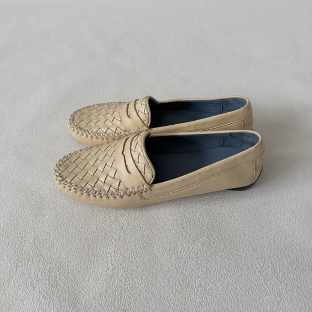 [UK6.5]가이거(GEIGER) 레더 위밍 로퍼(거의 새상품)