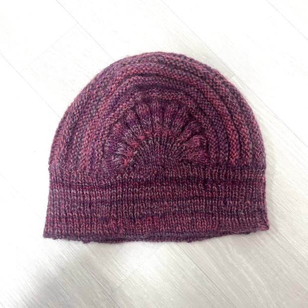 snail purple beanie