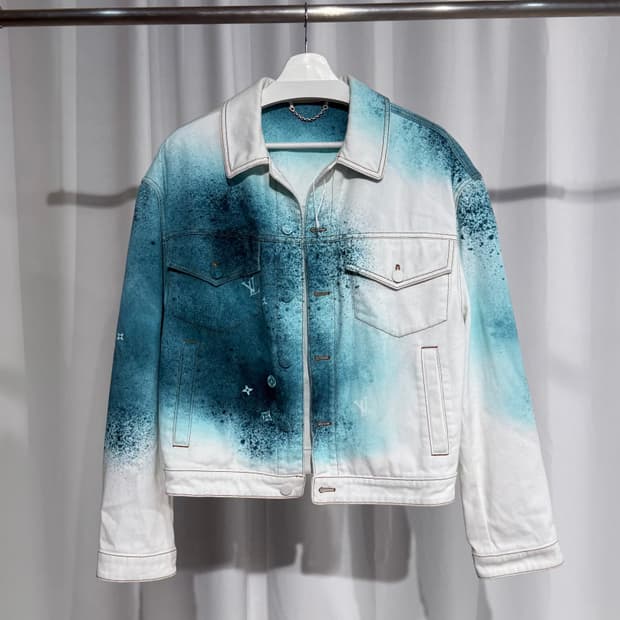 (44) 루이비통 스프레이 데님 자켓