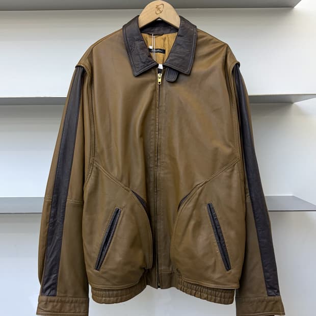 피에리니 90s 스패니쉬 레더 자켓