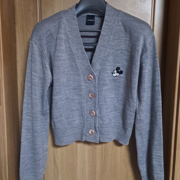 디즈니 크롭 가디건 F
