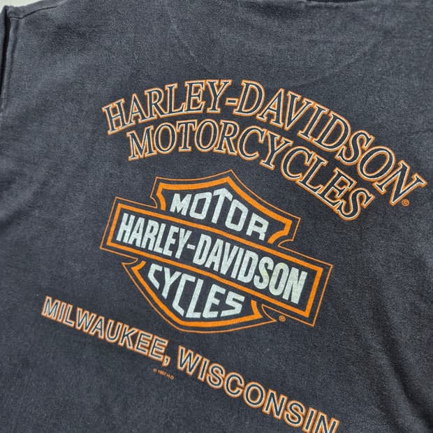 [XL] 90s US Made  할리데이비슨 -43