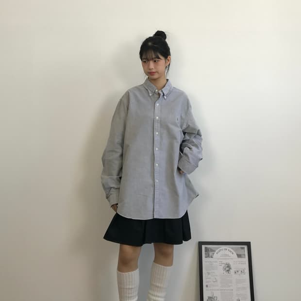 Polo Ralph Lauren Oxford Shirt Grey