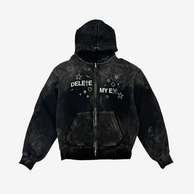 그레일즈 후드집업(delete my ex zip up hoodie)