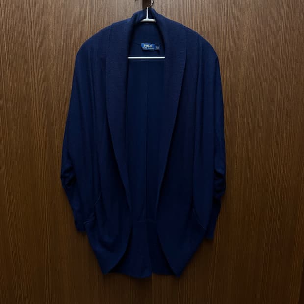 랄프로렌 폴로 숄 가디건