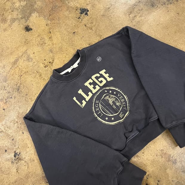 [정품] 렉토 크롭 맨투맨 티셔츠 b15