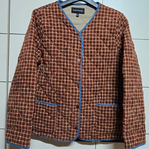 플라스틱아일랜드 누빔 퀼팅 자켓