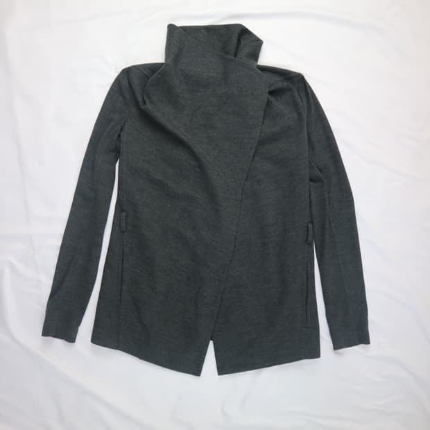 Helmut Lang long wool jacket