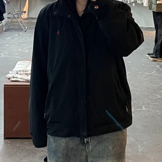 폴로 랄프로렌 블랙 레드포니 페리 자켓 H1507