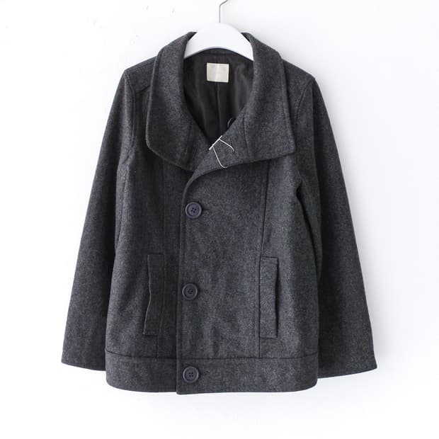 button vintage coat