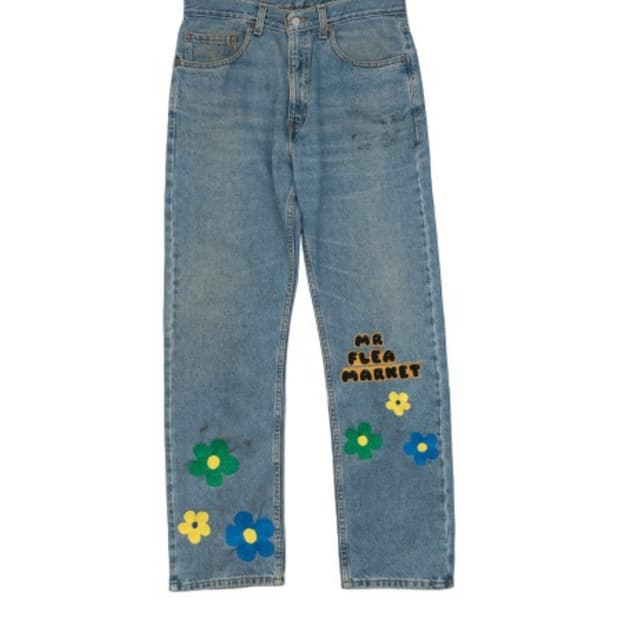 MR FLEAMARKE 리바이스 505 커스텀 바지 (33사이즈)