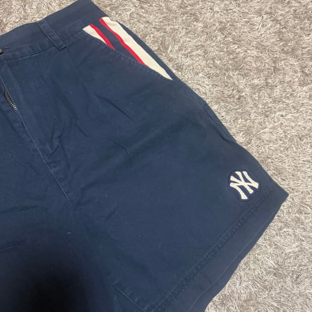 [32] MLB 하프밴딩 반바지 네이비