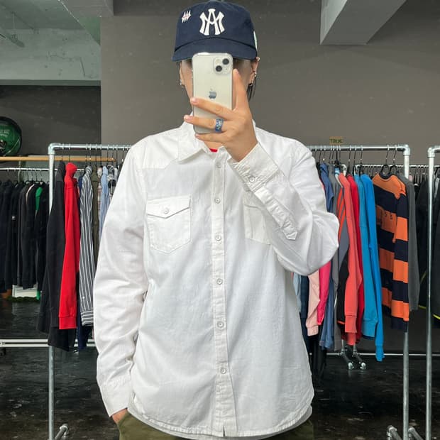 GAP 코튼 워크 셔츠(데드스탁)